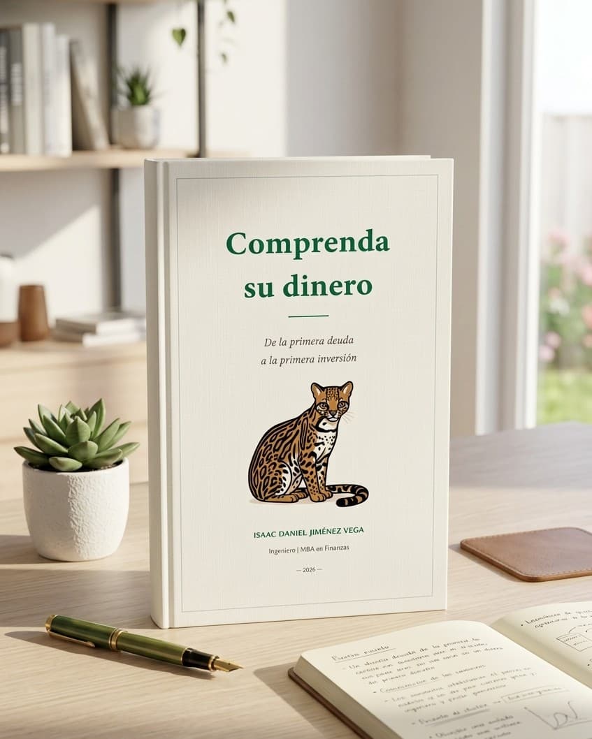 Libro Comprenda su dinero sobre un escritorio